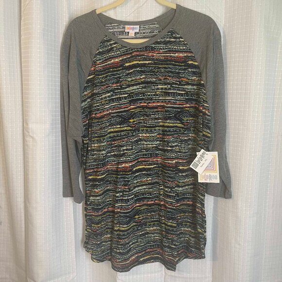 LuLaRoe Tops - Size 3XL LulaRoe Randy 3/4 sleeve shirt NWT